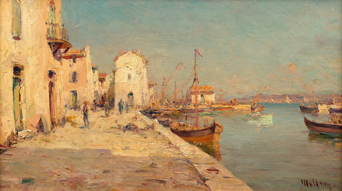 Henry Malfroy - Vue du port de Martigues