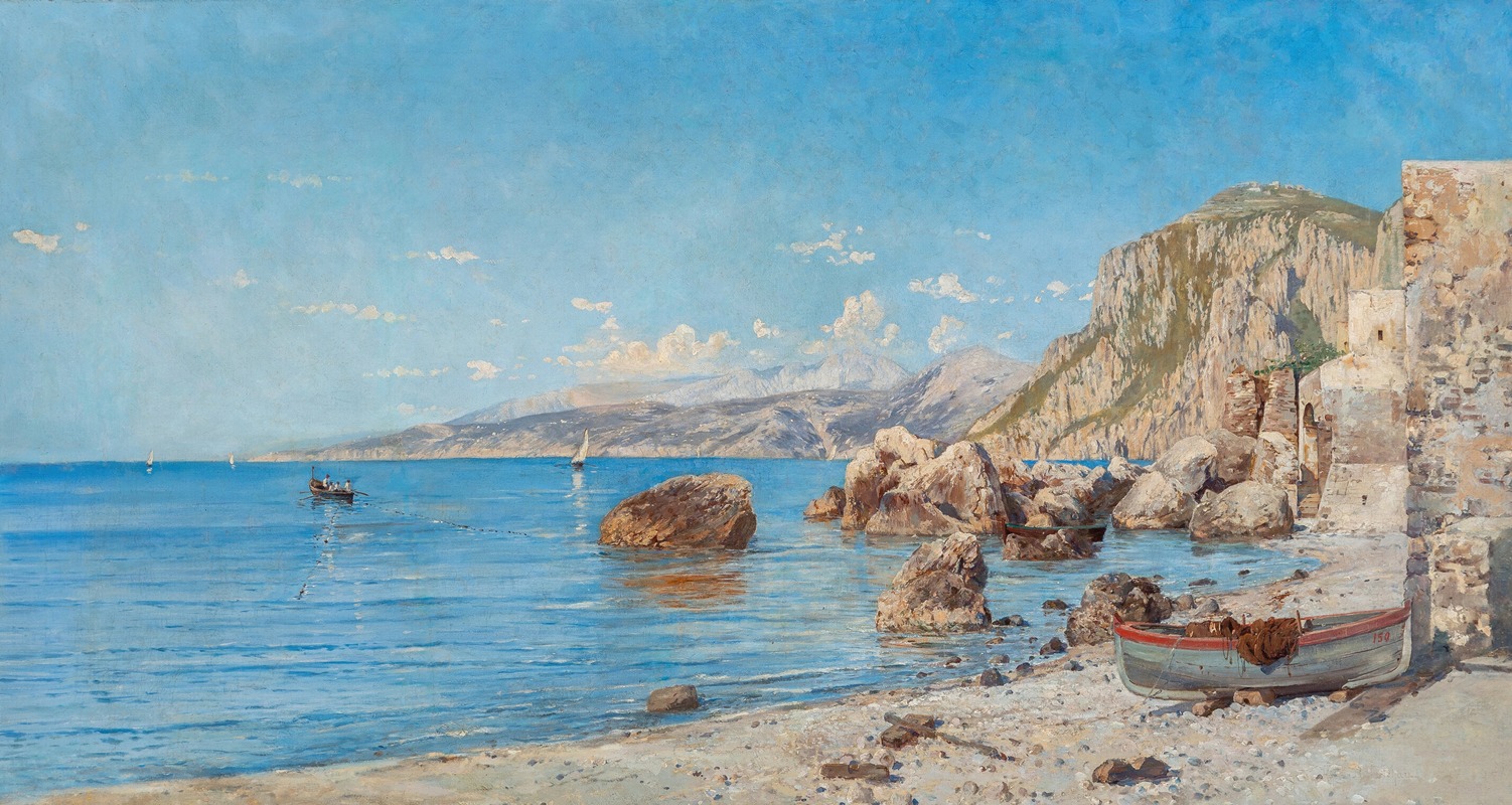 Holger Hvitfeldt Jerichau - Marina Piccola, Capri
