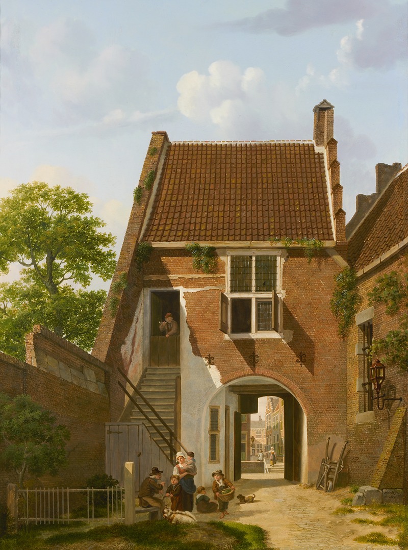 Jan Hendrik Verheijen - Binnenplaats