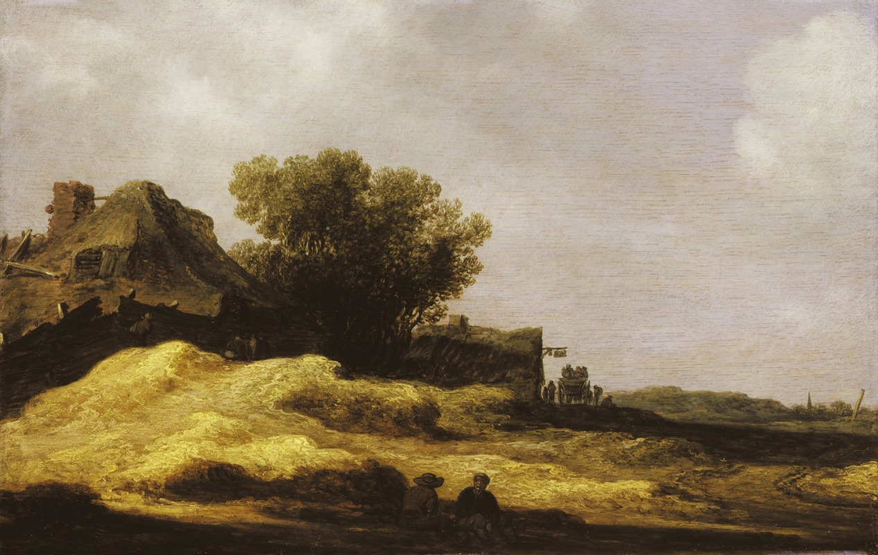 Jan van Goyen - Duinlandschap met herberg