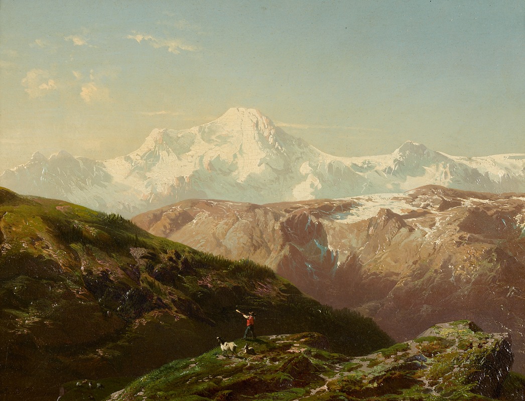 Jean François Xavier Roffiaen - Alpenlandschap