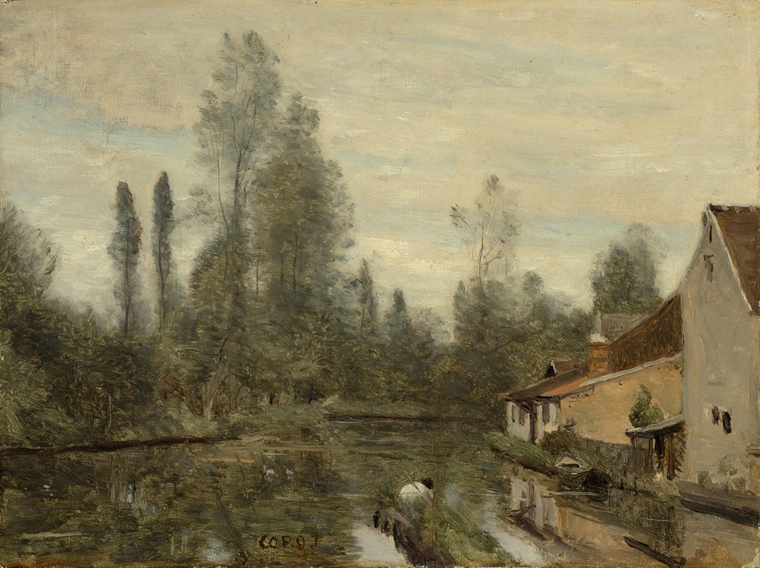 Jean-Baptiste-Camille Corot - Bords de rivière