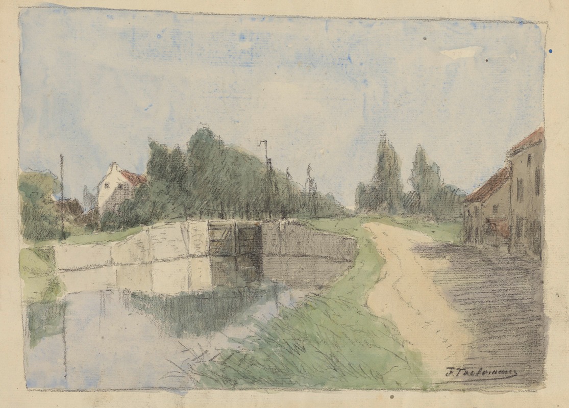 Jean-François Taelemans - Canal de Louvain à Malines (écluse)