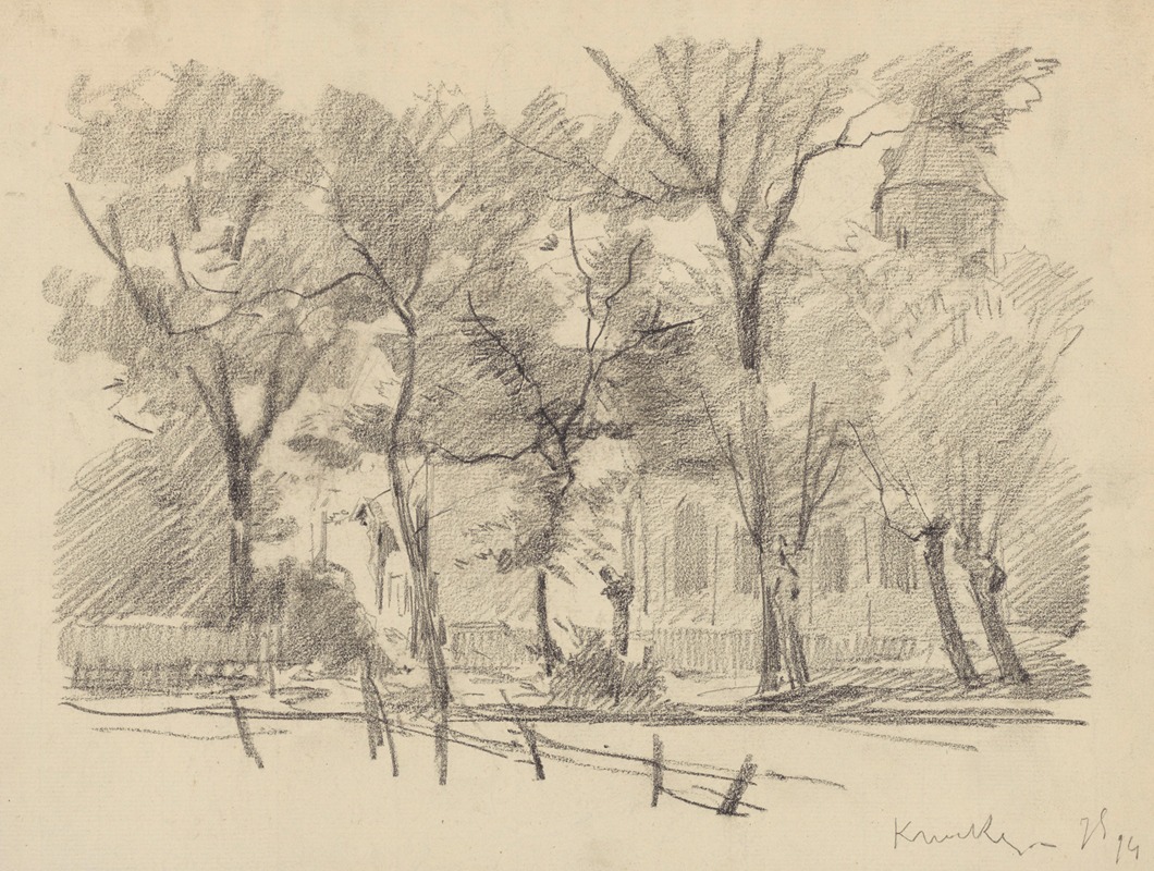 Jean-François Taelemans - Parc et église Sint Margaretha à Knocke (Knokke)