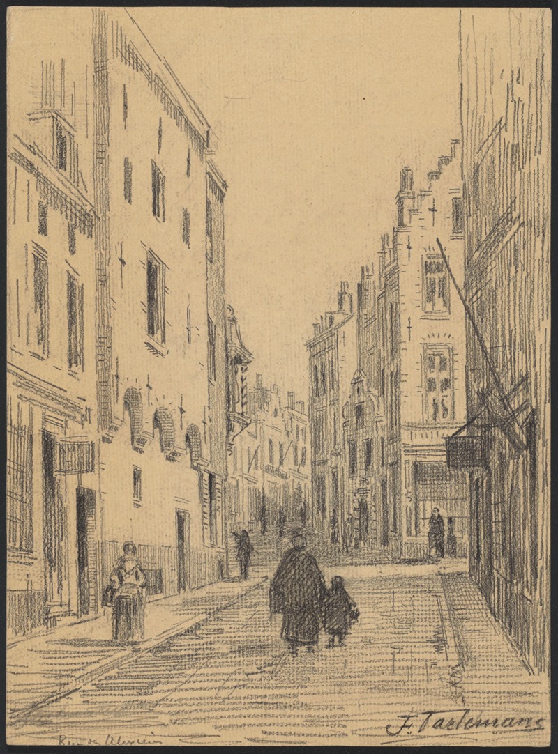 Jean-François Taelemans - Rue des Alexiens à Bruxelles