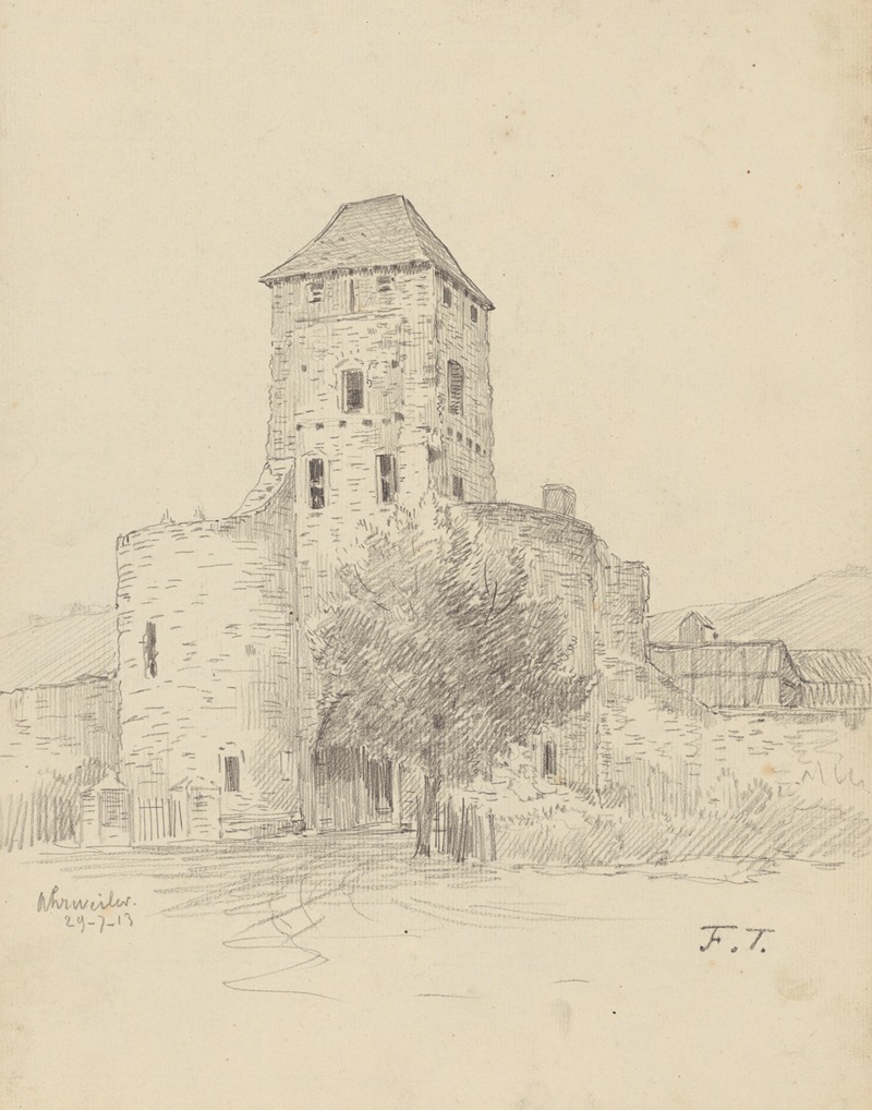 Jean-François Taelemans - Vieille tour (porte) à Ahrweiler (Allemagne)