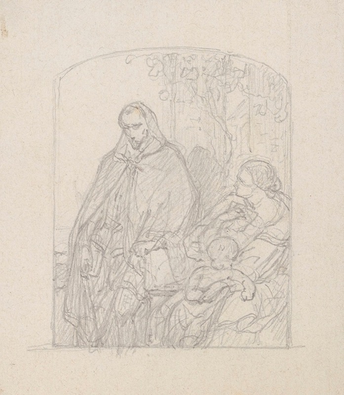 Nicaise De Keyser - Torquato Tasso, Dressed as a Sheperd, Visits his Sister Cornelia in Sorrento