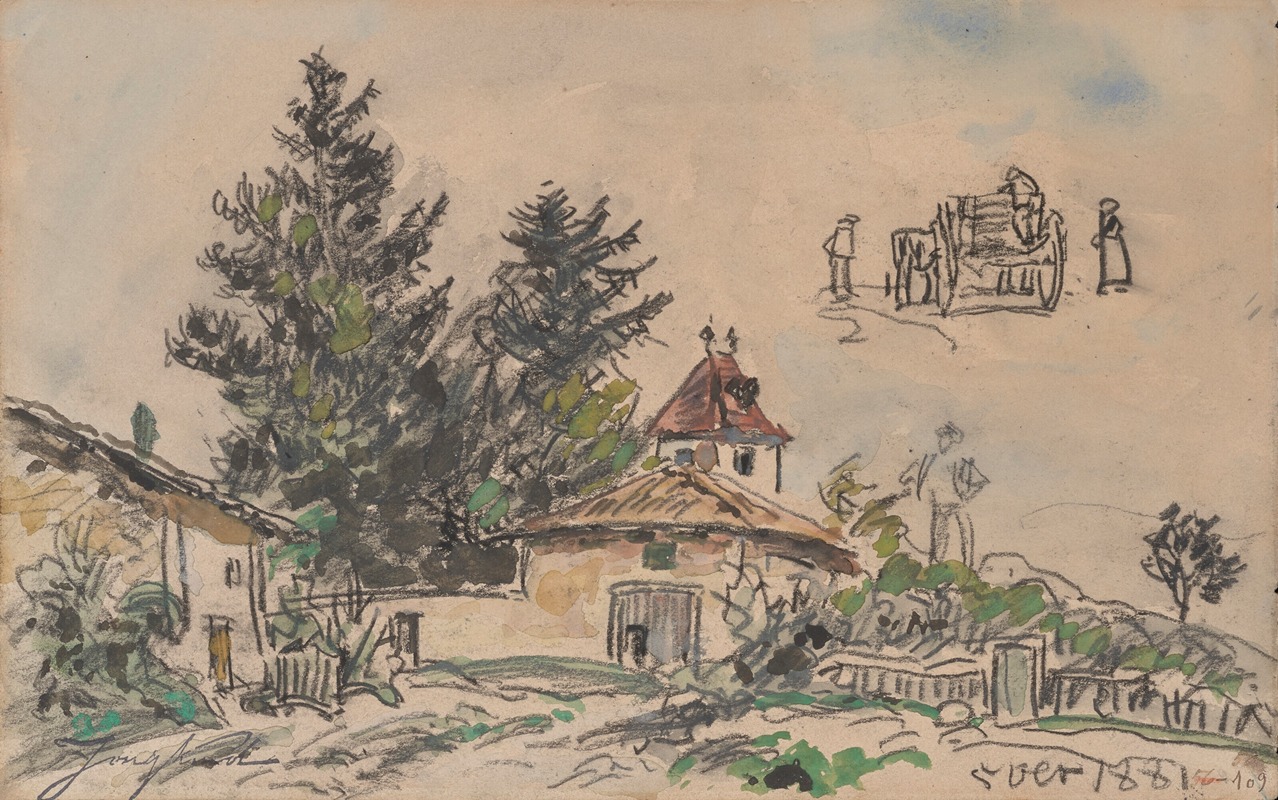 Johan Barthold Jongkind - À la Côte-Saint-André