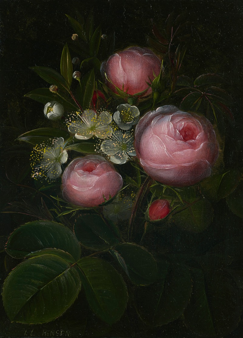 Johan Laurentz Jensen - Roser og blomstrende Myrther