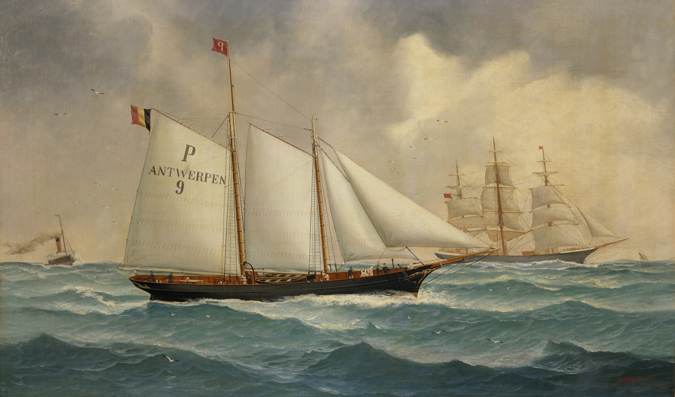 John-Henry Mohrmann - Loodsschoener 9 van het Belgisch loodswezen
