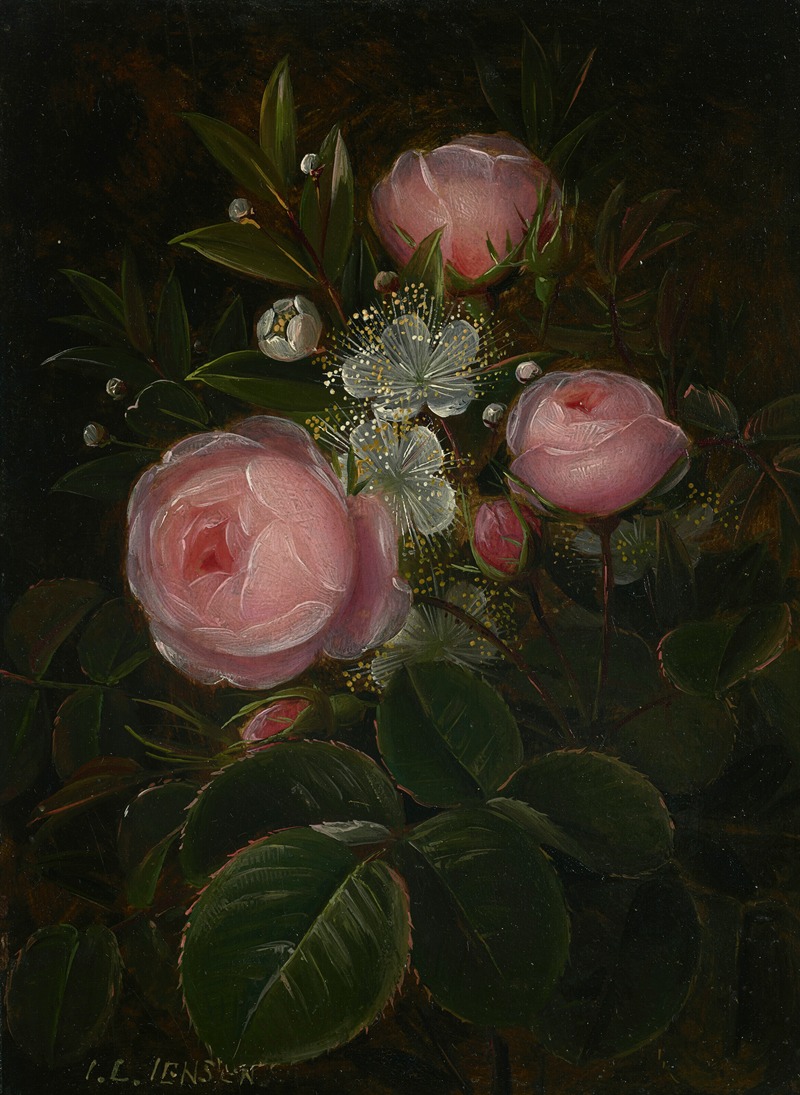 Johan Laurentz Jensen - Roser og blomstrende Myrther