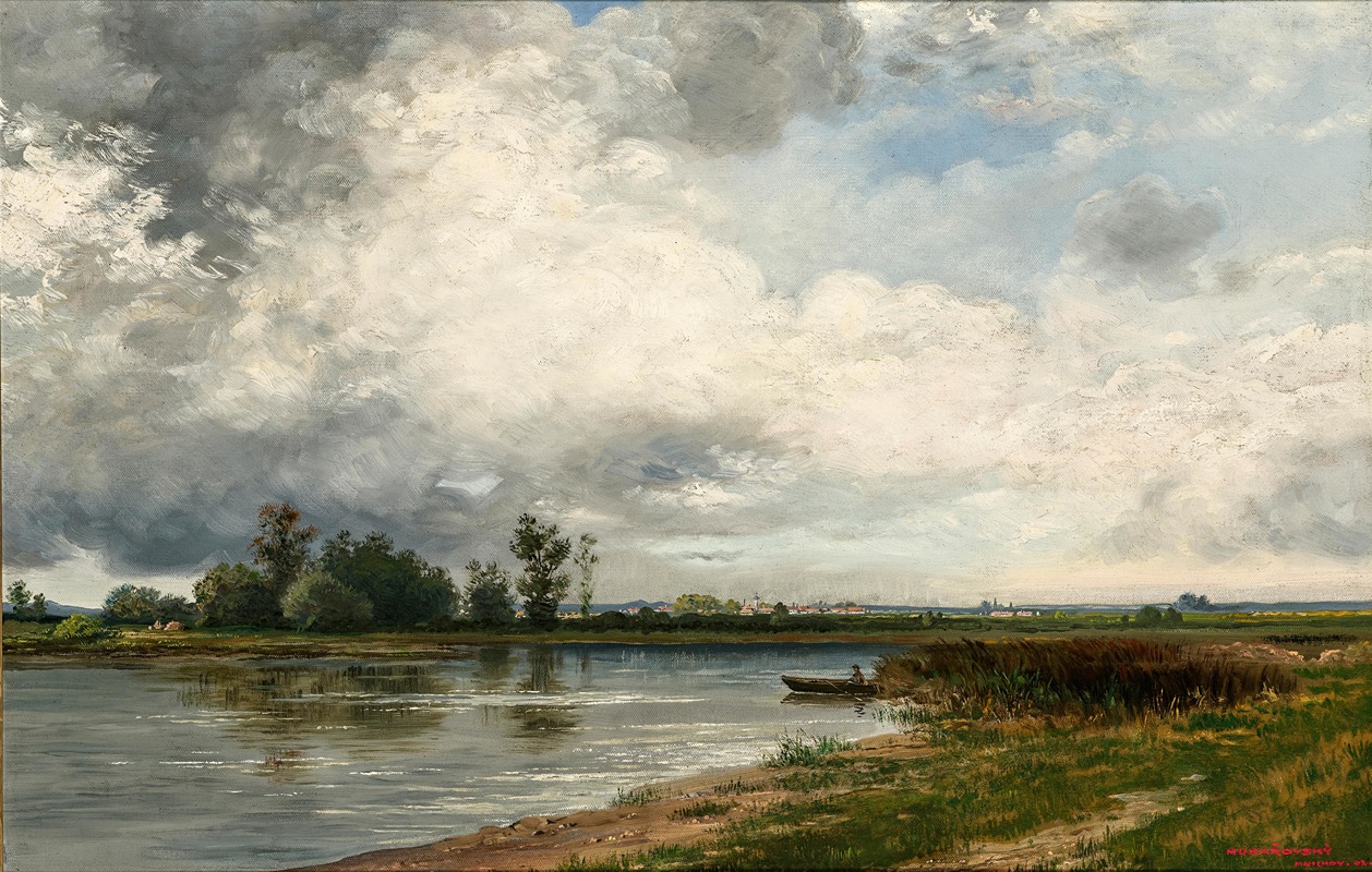 Josef Mukarovsky - Landscape on the Isar