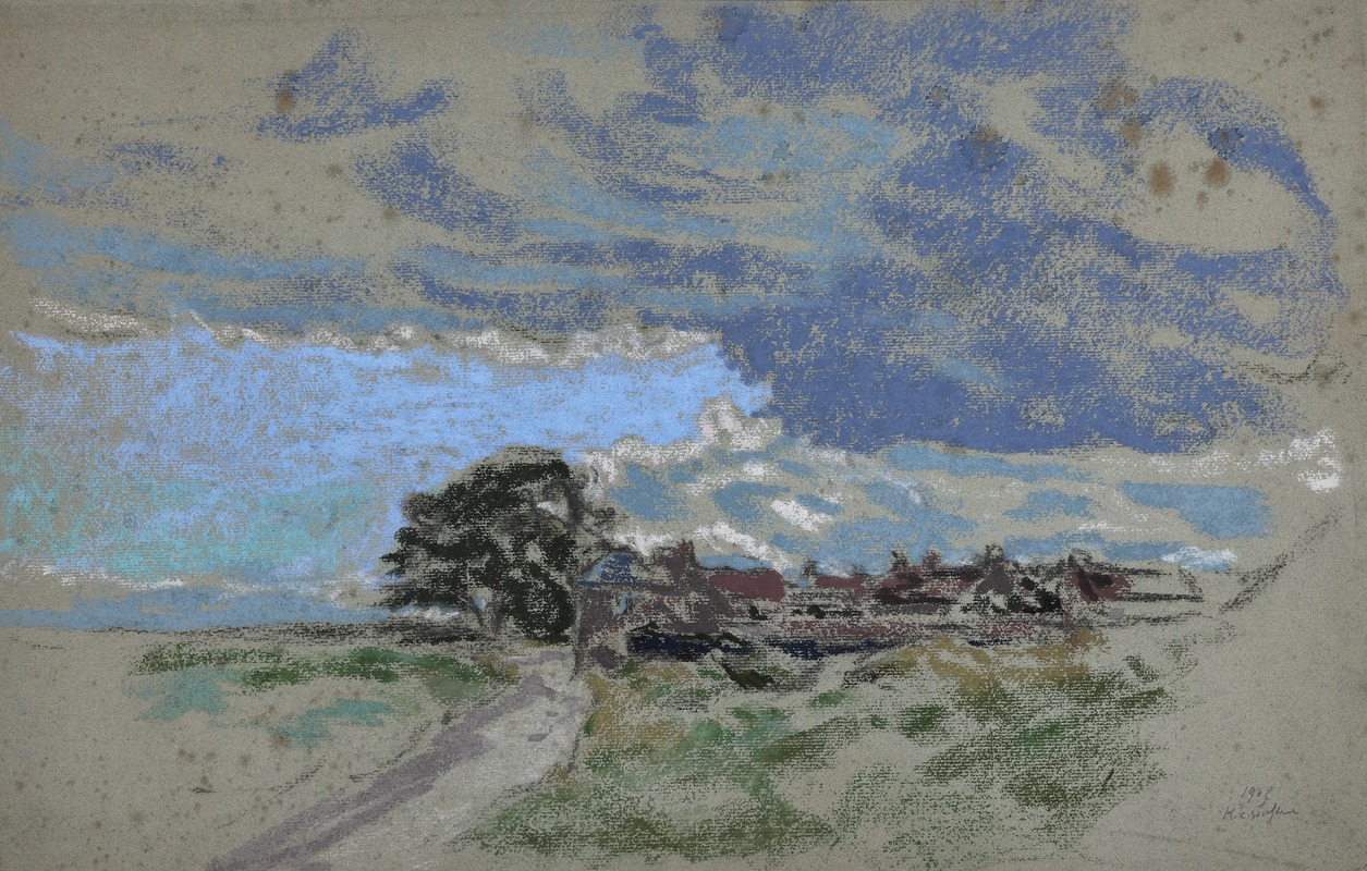 Ker-Xavier Roussel - Vue du Hameau de Sallenelles, Normandie