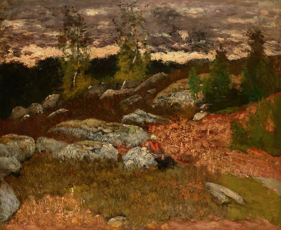 László Paál - Forest Landscape