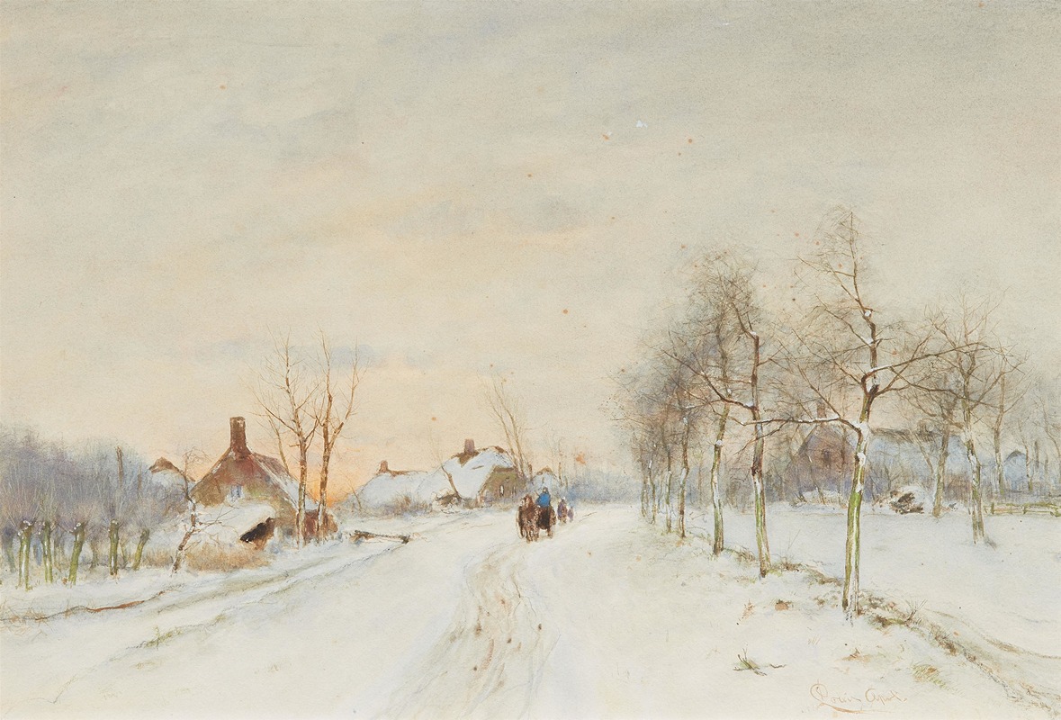 Louis Apol - Winterlandschaft