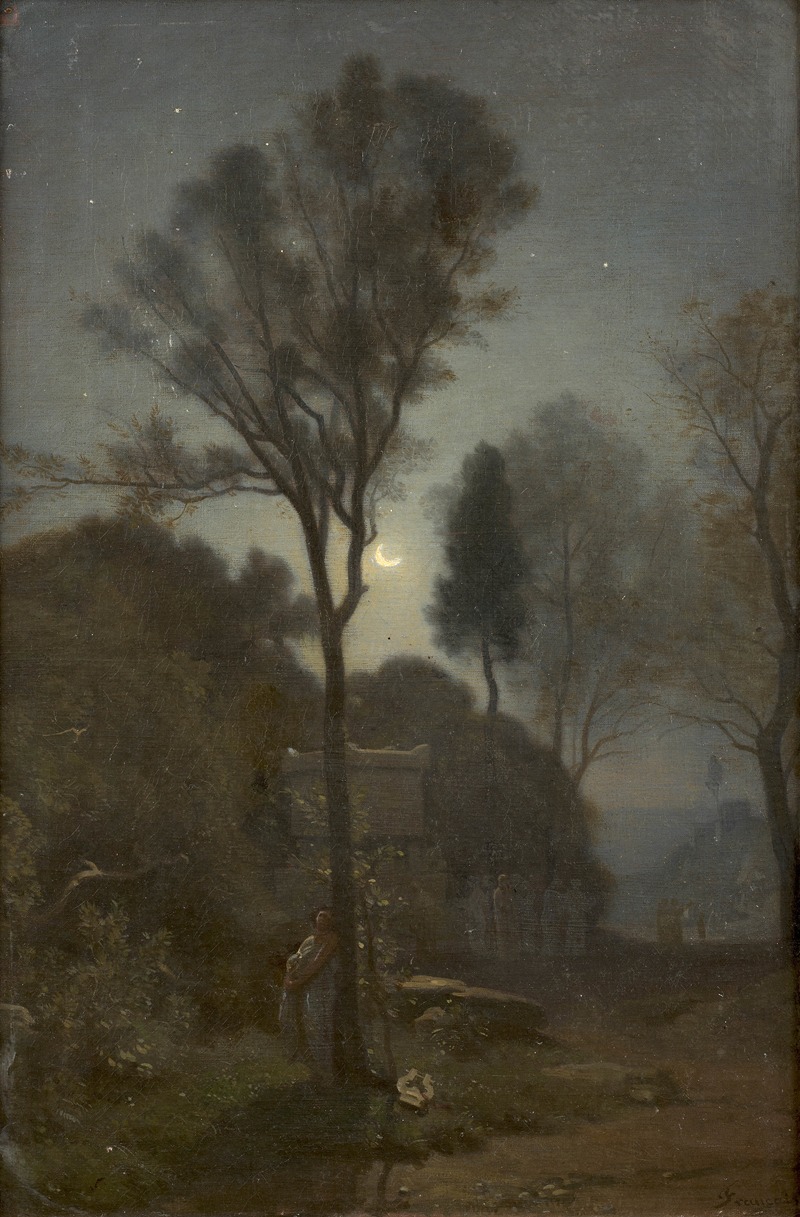 Louis Francais - Orphée au tombeau d’Eurydice