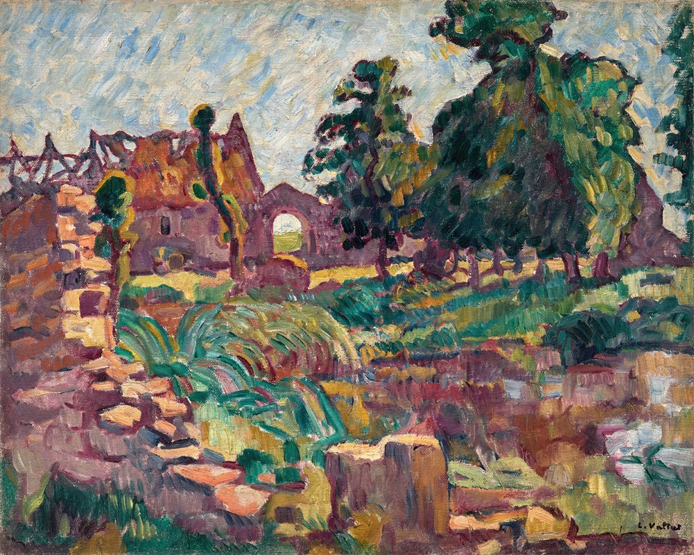 Louis Valtat - L’Abbaye en Normandie