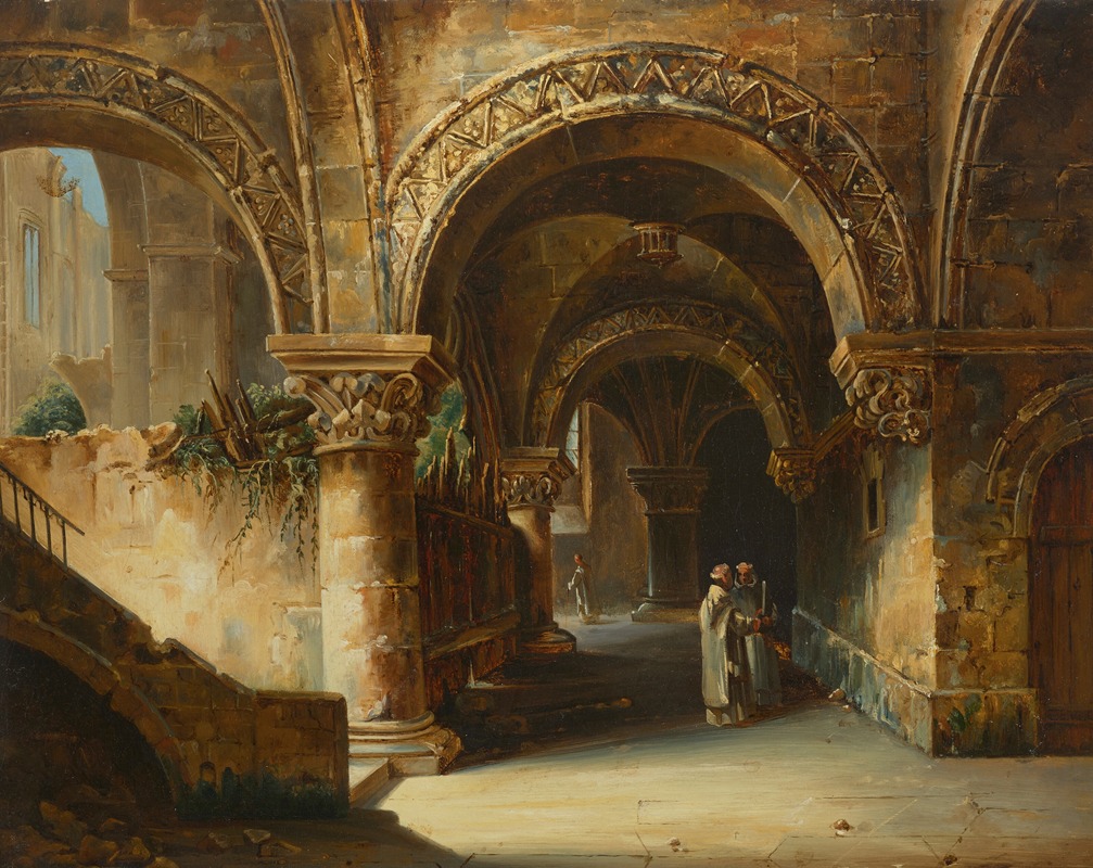 Louis Jacques Mandé Daguerre - Architectural Study