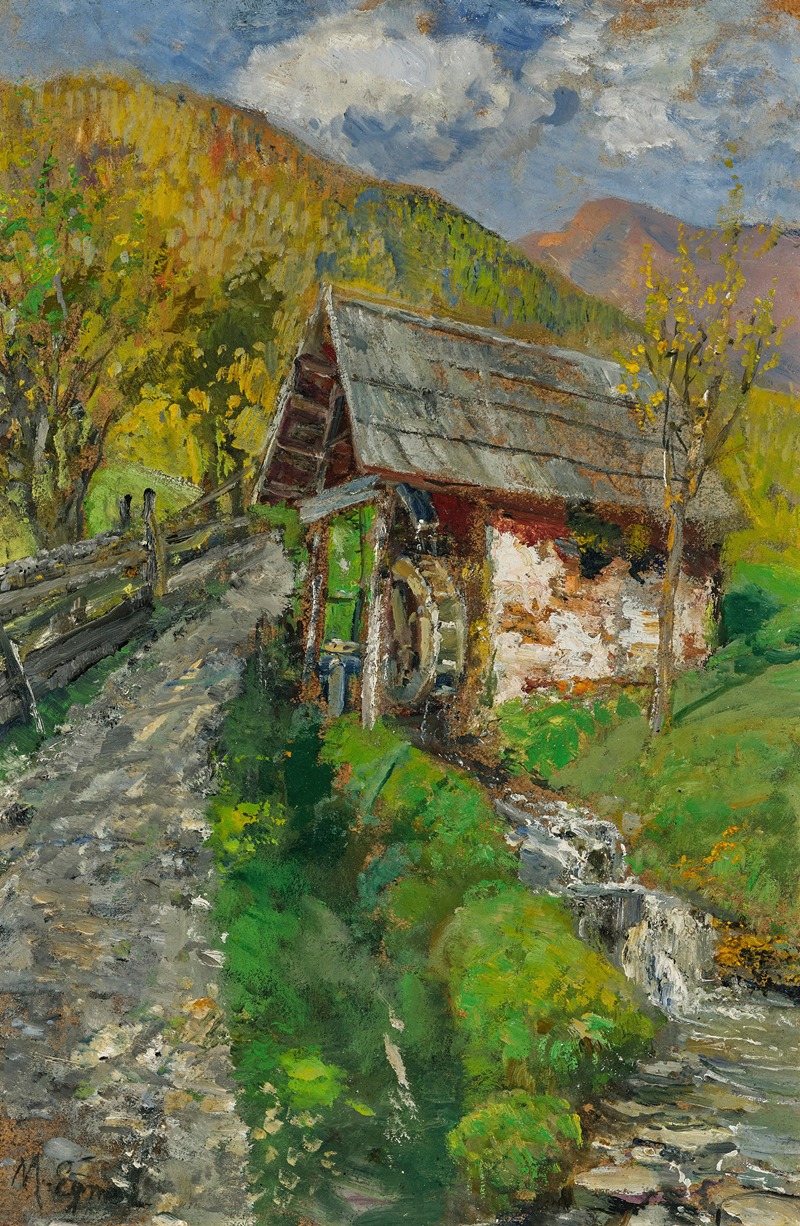 Marie Egner - An old mill in Carinthia