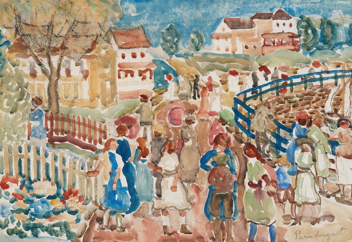 Maurice Brazil Prendergast - Country Lane, Rockport