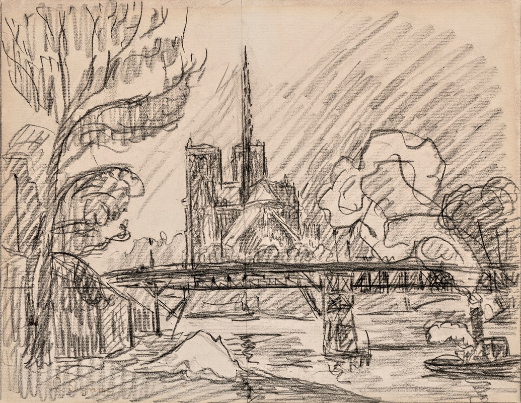 Paul Signac - Paris. Notre-Dame