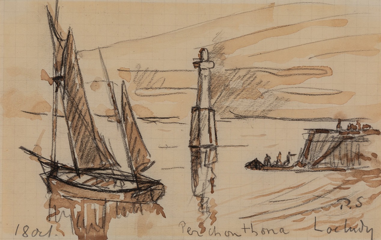 Paul Signac - Lighthouse at Loctudy