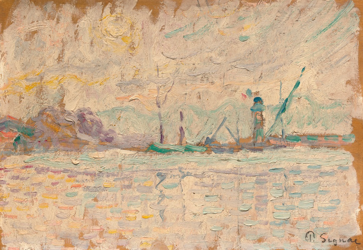 Paul Signac - Saint-Tropez. Le Phare