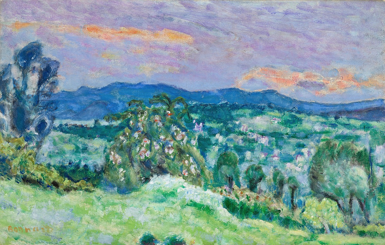 Pierre Bonnard - Paysage de Saint-Tropez