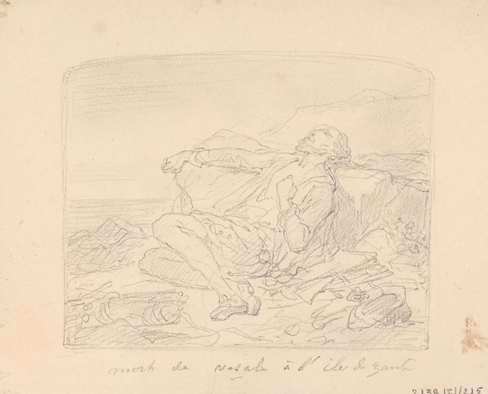 Nicaise De Keyser - Vesalius Dying on the Isle of Zante