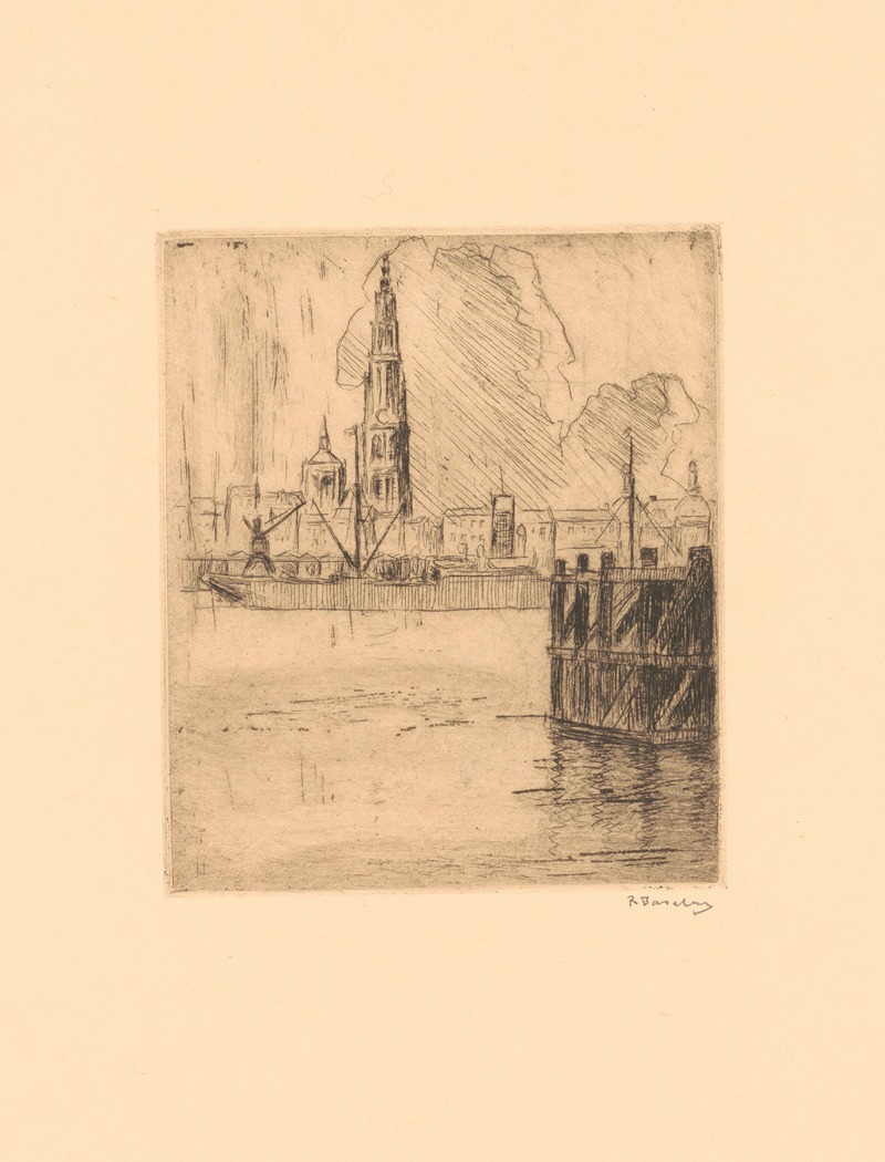 Richard Baseleer - The tower above the river