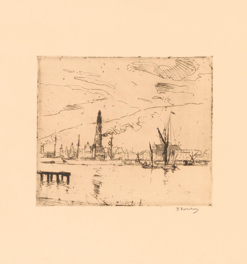 Richard Baseleer - View of the harbour