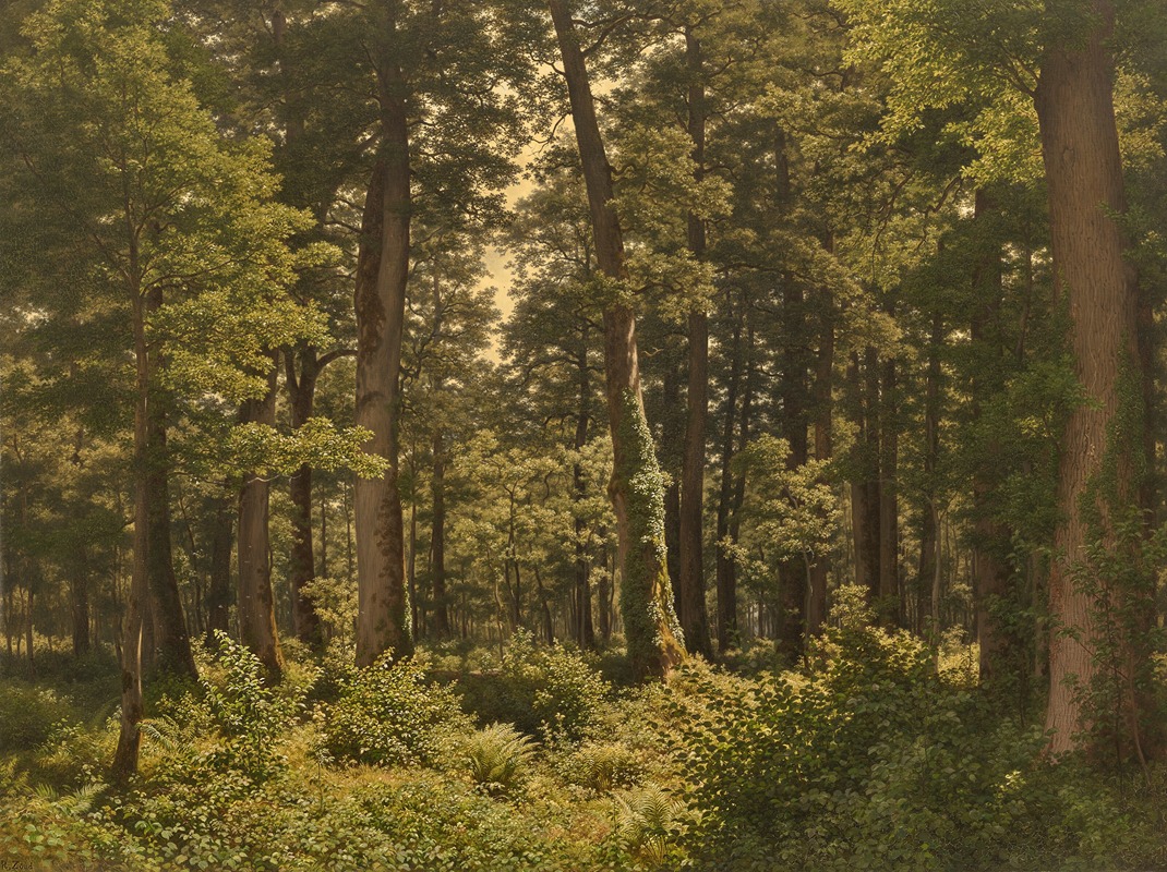 Robert Zünd - Eichwald (Oak Forest)