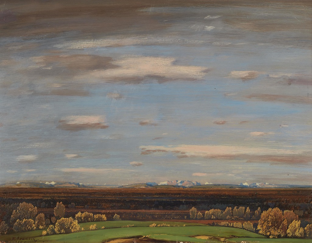 Toni von Stadler - Voralpenlandschaft