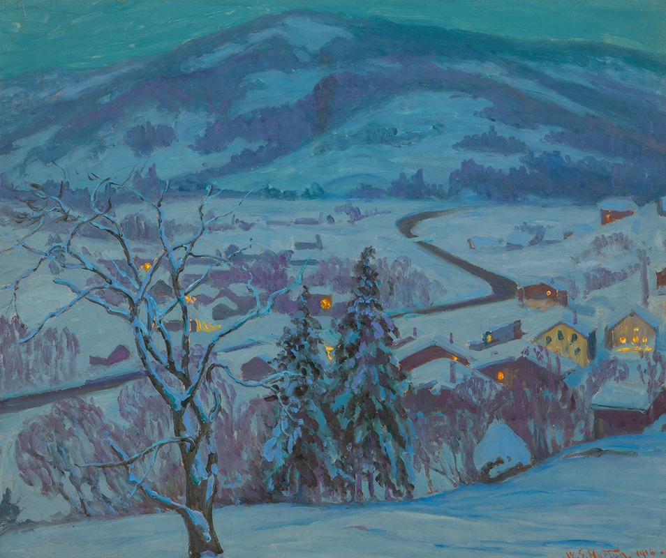 William Samuel Horton - End of the Day, Gstaad, Switzerland