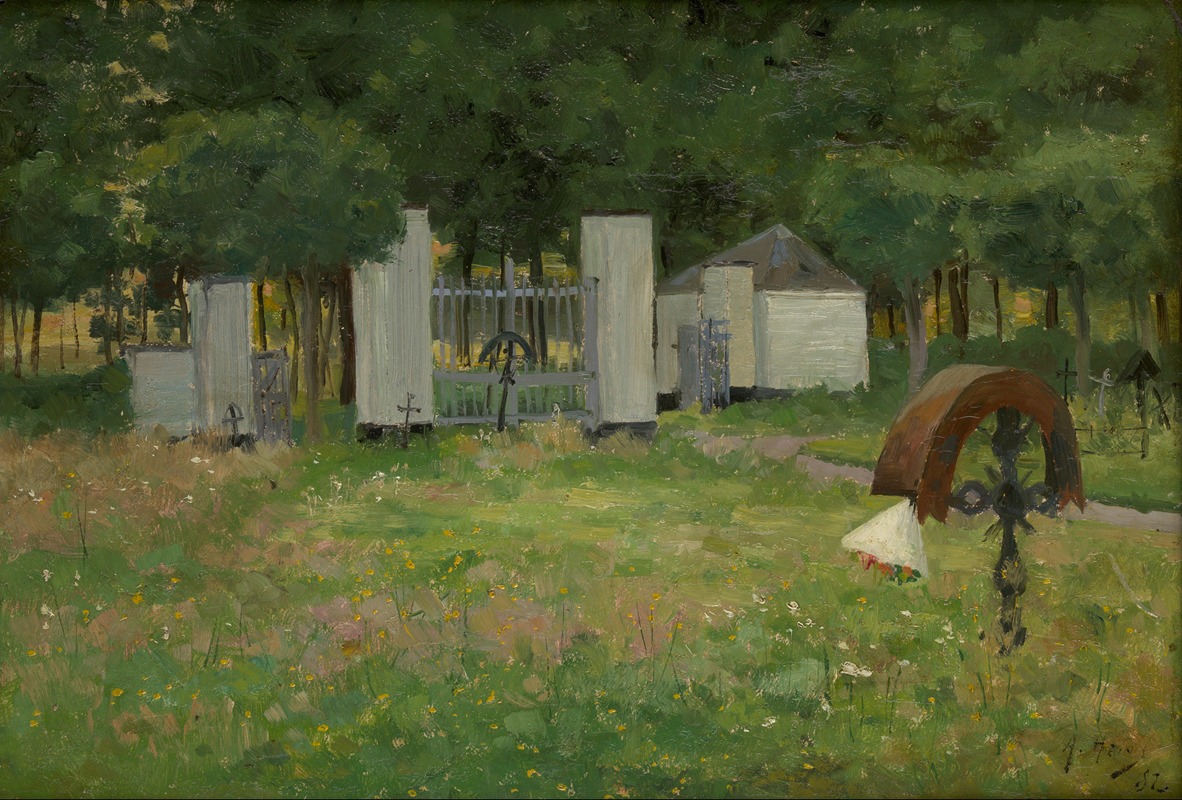 Armand Heins - The Old Graveyard in Wondelgem (Ghent)