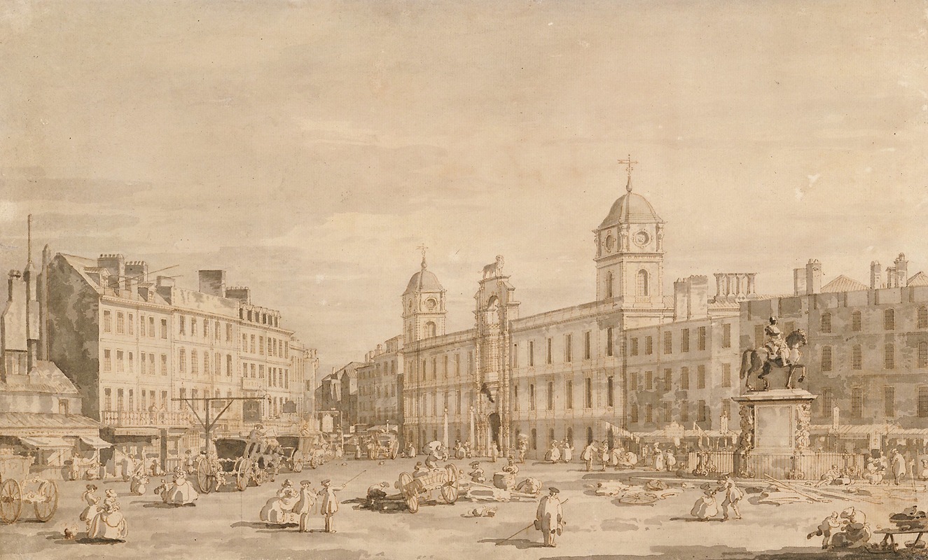 Canaletto - View of Northumberland House and Charing Cross