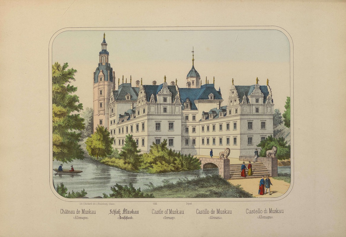 Carl Burckardt - Castle of Muskau (Germany)