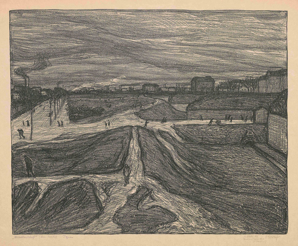 Emil Rudolf Weiss - Pariser Vorstadtlandschaft
