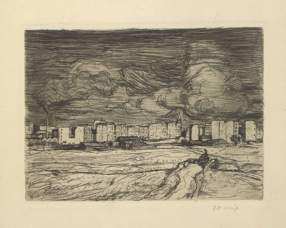Emil Rudolf Weiss - Vorstadtlandschaft