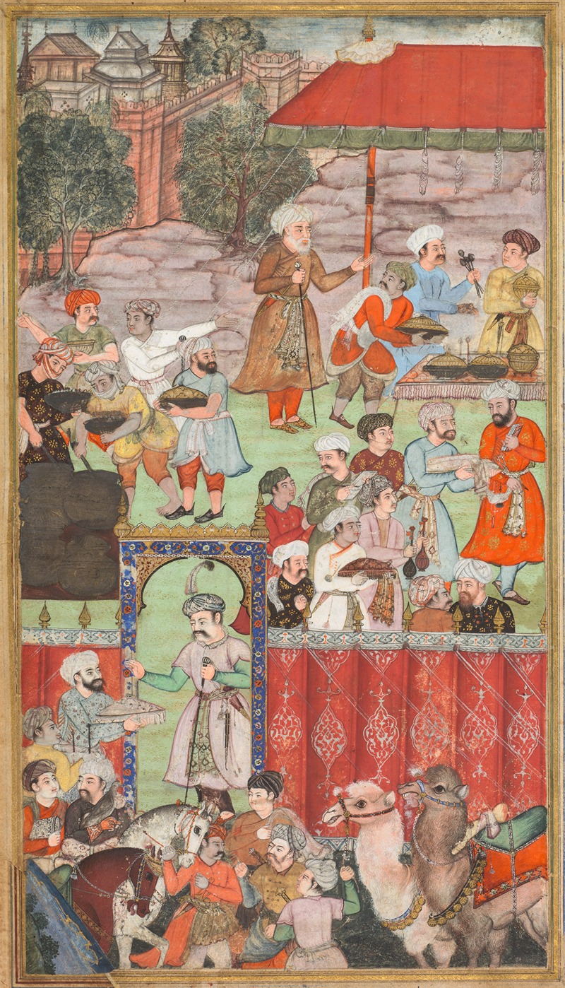 Basavana - A feast for Babur hosted by his half-brother Jahangir Mirza in Ghazni in May 1505