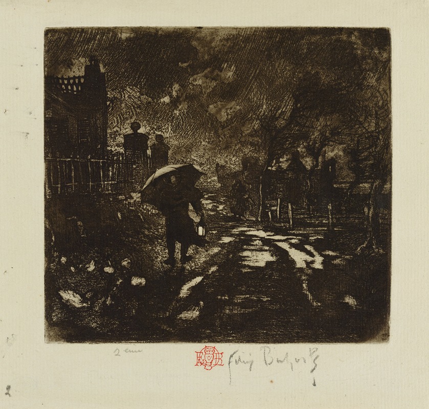 Félix Hilaire Buhot - The Night Patrol