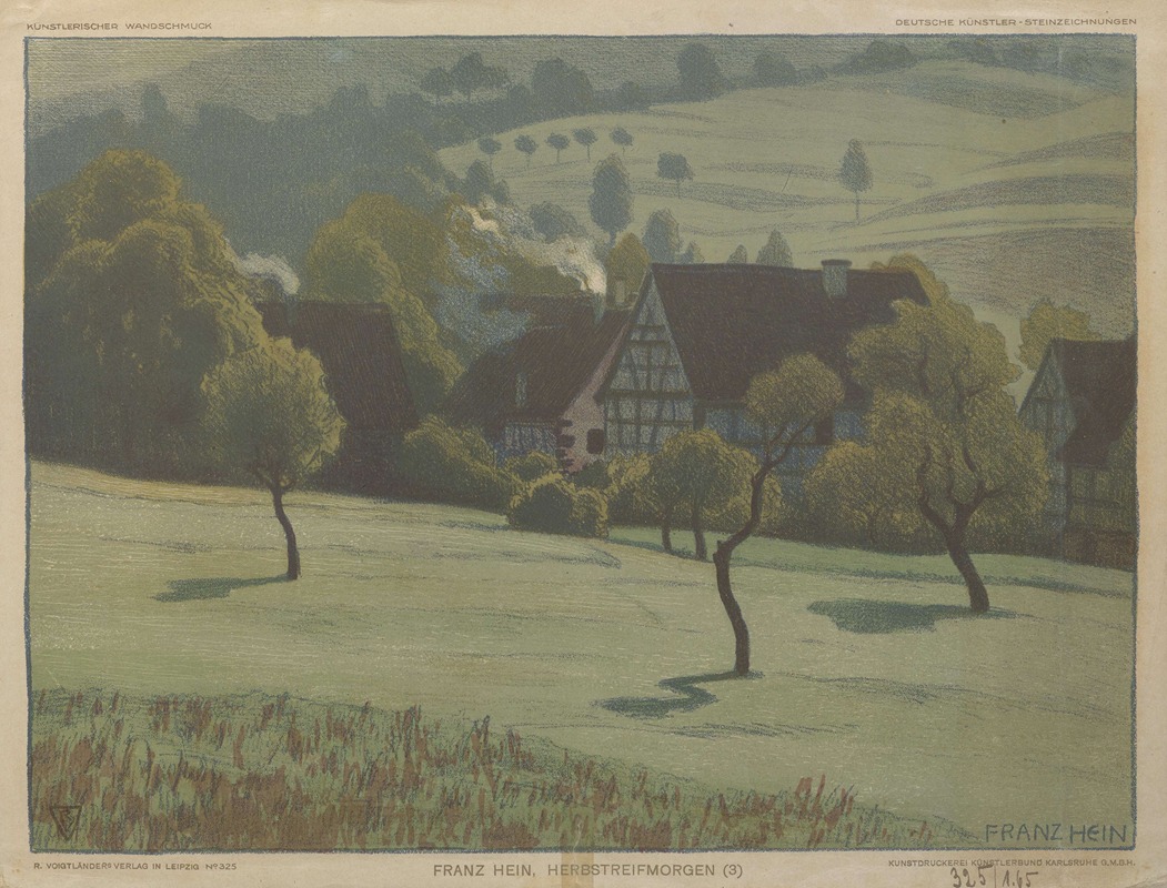 Franz Hein - Herbstreifmorgen