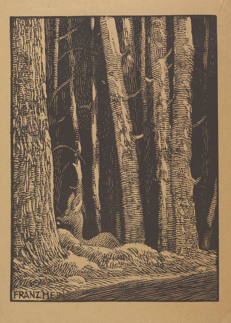 Franz Hein - Reh im Lager