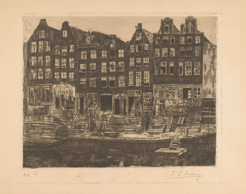 Izaak Leendert Bedding - Grachtenpanden