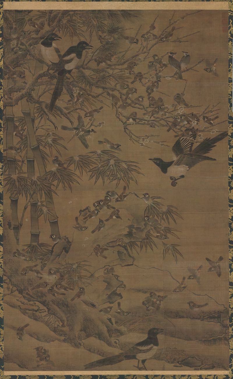 Bian Wenjin - A Hundred Birds and the Three Friends