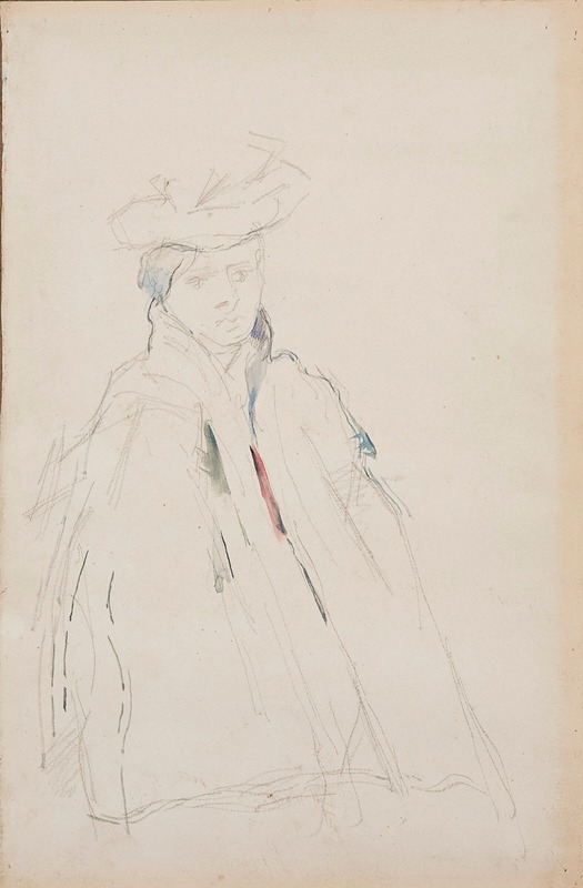 Paul Cézanne - Femme à la mante