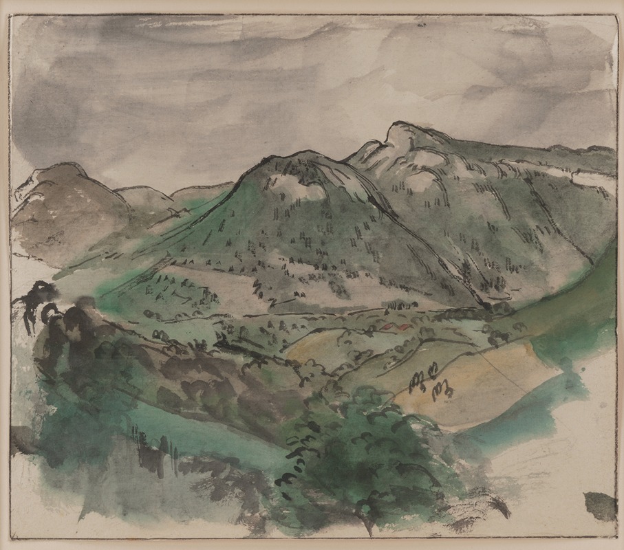 Jules Chadel - Landscape II; Puy-de-Dôme