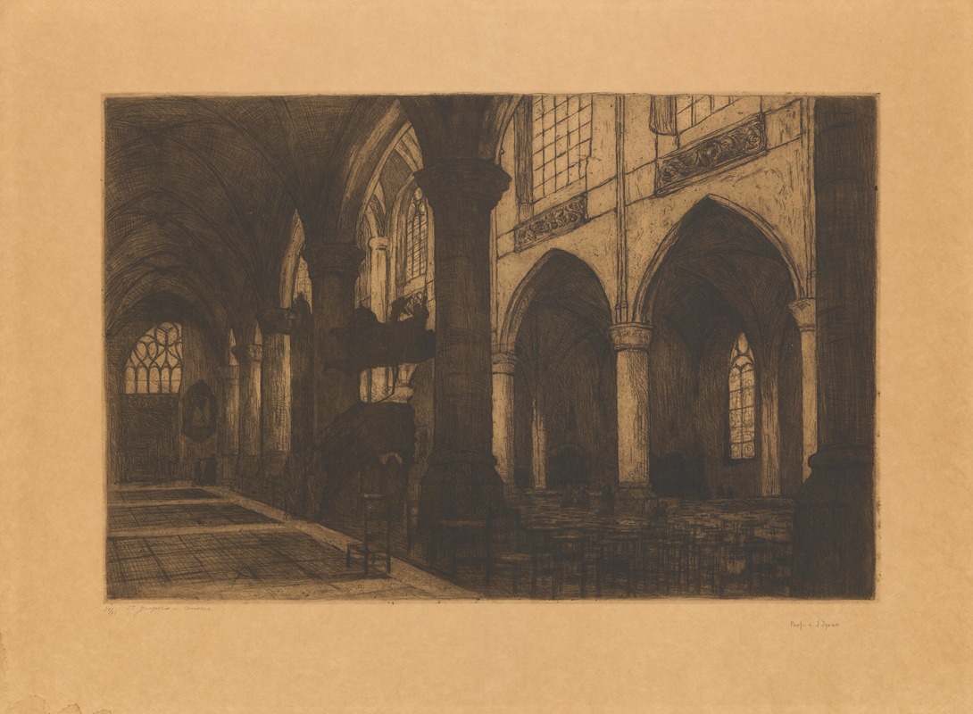 Marten Van der Loo - Binnen Sint-Jacobskerk, Antwerpen