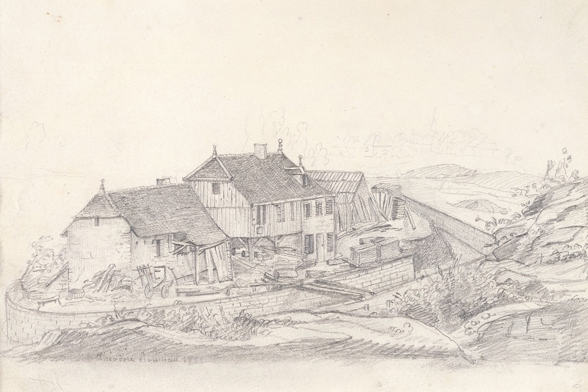 Théodore Rousseau - Sawmill of M. Maire, near Besançon