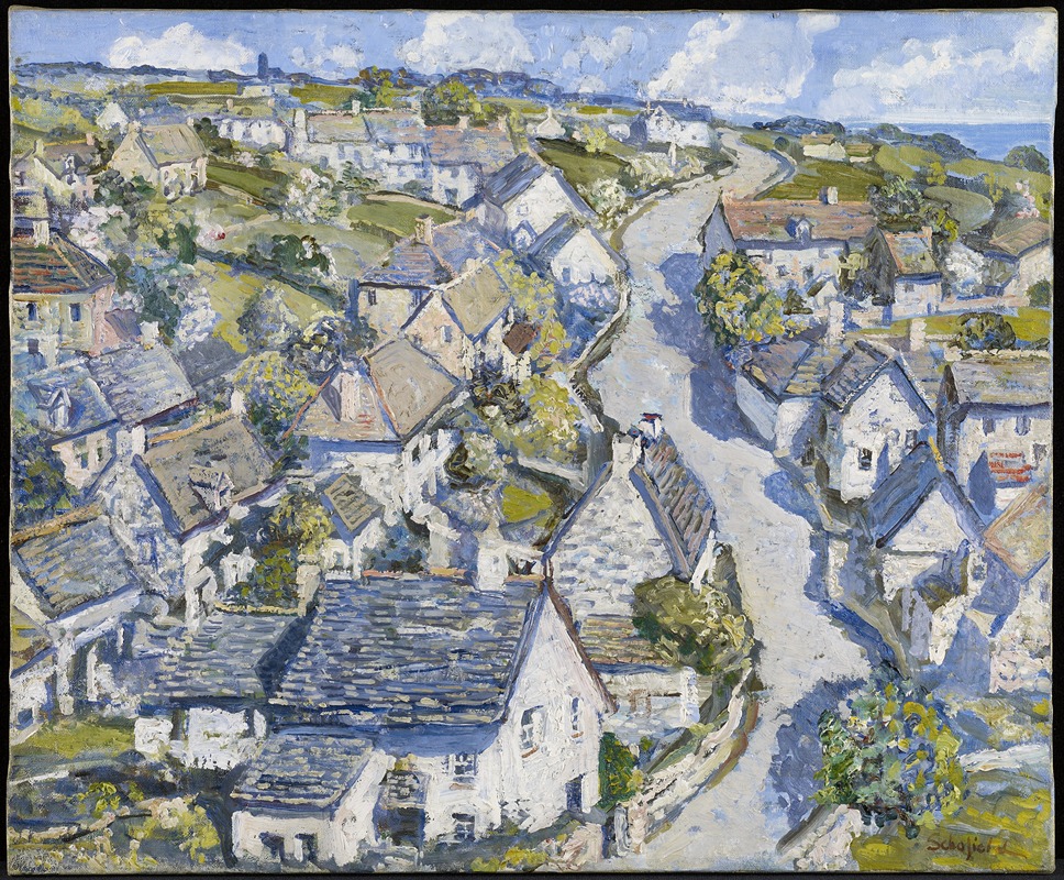 Walter Elmer Schofield - Mining Village in Cornwall